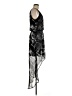 Express 100% Polyester Graphic Black Cocktail Dress Size M - photo 4