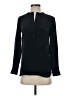 Vince. 100% Silk Black Long Sleeve Silk Top Size 2 - photo 1