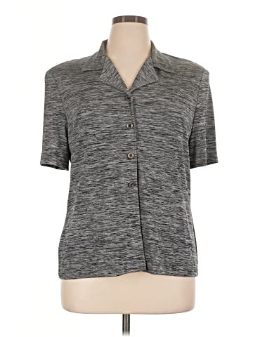 Danny & Nicole Short Sleeve Blouse (view 1)