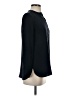 Vince. 100% Silk Black Long Sleeve Silk Top Size 2 - photo 4