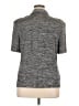 Danny & Nicole 100% Polyester Gray Short Sleeve Blouse Size 16 - photo 2