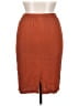 Unbranded Solid Brown Orange Casual Skirt Size 16 - photo 2