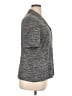 Danny & Nicole 100% Polyester Gray Short Sleeve Blouse Size 16 - photo 4