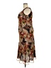 Studio 1 100% Polyester Print Brown Casual Dress Size 18 - photo 5
