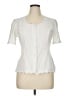 Unbranded 100% Polyester Ivory White Short Sleeve Blouse Size XL - photo 1
