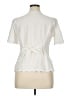 Unbranded 100% Polyester Ivory White Short Sleeve Blouse Size XL - photo 2