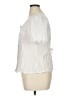 Unbranded 100% Polyester Ivory White Short Sleeve Blouse Size XL - photo 5