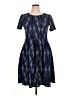 Lularoe Aztec Or Tribal Print Blue Casual Dress Size XL - photo 1