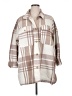 Banana Republic Plaid Ivory Coat Size XL - photo 1