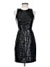 BCBGMAXAZRIA 100% Polyester Metallic Black Cocktail Dress Size 0 - photo 1