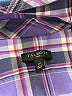 Talbots 100% Cotton Plaid Purple Long Sleeve Button-Down Shirt Size 1X - photo 7