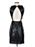 BCBGMAXAZRIA 100% Polyester Metallic Black Cocktail Dress Size 0 - photo 2