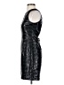 BCBGMAXAZRIA 100% Polyester Metallic Black Cocktail Dress Size 0 - photo 5