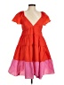 STAUD Color Block Red Casual Dress Size M - photo 1