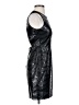 BCBGMAXAZRIA 100% Polyester Metallic Black Cocktail Dress Size 0 - photo 4