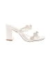 Lulus White Sandals Size 6 1/2 - photo 1