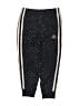 Adidas 100% Polyester Stars Black Track Pants Size 3T - photo 1