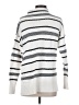 Ann Taylor LOFT Stripes White Turtleneck Sweater Size S - photo 2