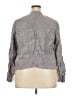 Coldwater Creek 100% Linen Gray Jacket Size 18 - photo 2