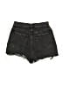 PacSun 100% Cotton Graphic Black Denim Shorts Size 26 waist - photo 2