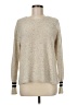 Skies Are Blue 100% Acrylic Tweed Tan Pullover Sweater Size M - photo 1