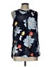 dalia 100% Polyester Blue Sleeveless T-Shirt Size L - photo 1