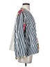 Pol 100% Cotton Print White Blazer Size S - photo 4