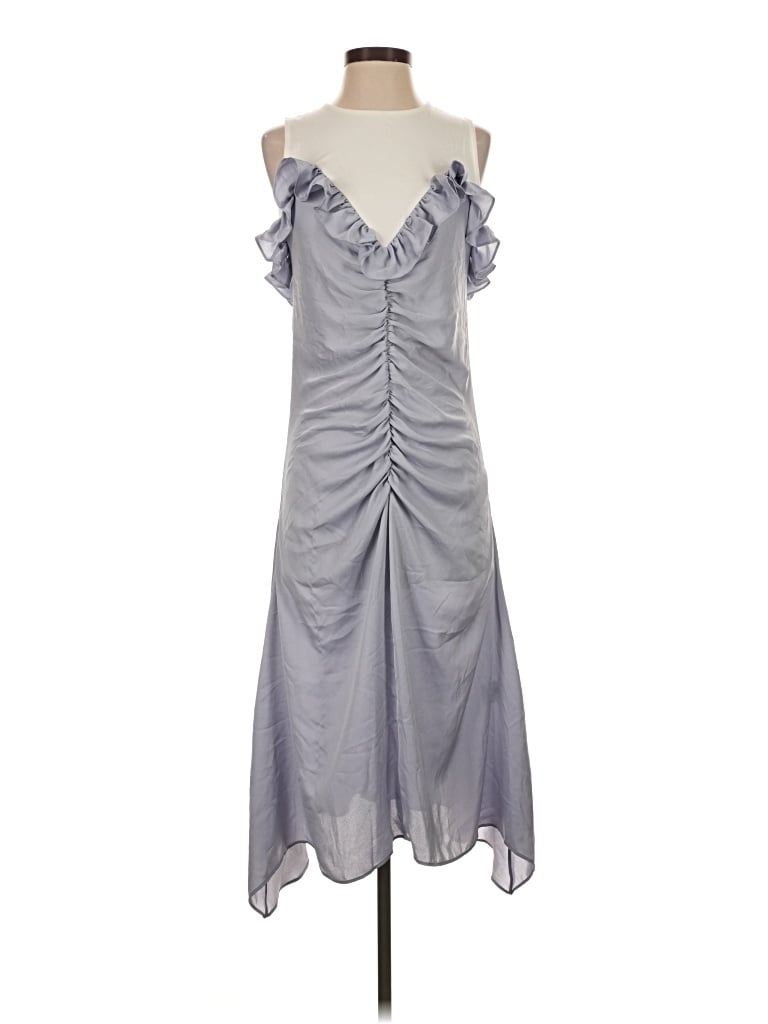 Pre-owned Naya Rea Cocktail Dress In Gray