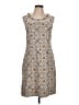 Gretchen Scott Designs Print Tan Cocktail Dress Size L - photo 1