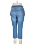 New Directions Solid Blue Jeans Size 16r - photo 2