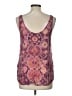 Three Dots Purple Sleeveless Blouse Size L - photo 2
