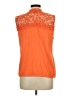 Calligraphie Orange Sleeveless Blouse Size XL - photo 2