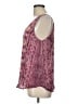 Three Dots Purple Sleeveless Blouse Size L - photo 5