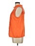 Calligraphie Orange Sleeveless Blouse Size XL - photo 5