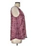 Three Dots Purple Sleeveless Blouse Size L - photo 4