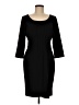 Calvin Klein Solid Black Cocktail Dress Size 8 - photo 1