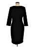Calvin Klein Solid Black Cocktail Dress Size 8 - photo 2
