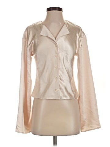 Line & Dot Long Sleeve Blouse (view 1)