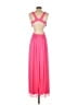 City Studio 100% Polyester Pink Cocktail Dress Size 3 - photo 2