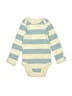 Carter's 100% Cotton Stripes Blue Long Sleeve Onesie Size Newborn - photo 1