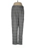 Topshop Plaid Gray Casual Pants Size 8 - photo 1