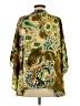 Chico's 100% Silk Green 3/4 Sleeve Silk Top Size S - photo 2