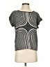 Max Edition 100% Rayon Black Short Sleeve Blouse Size S - photo 1
