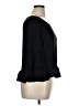 Solitaire 100% Rayon Black 3/4 Sleeve Top Size XL - photo 4