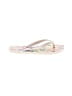 Coach Print White Pink Flip Flops Size 7 - photo 1