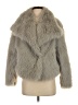 Unbranded 100% Polyester Gray Faux Fur Jacket Size S - photo 1