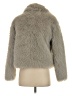 Unbranded 100% Polyester Gray Faux Fur Jacket Size S - photo 2
