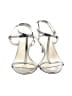 J.Crew 100% Leather Silver Sandals Size 9 1/2 - photo 2