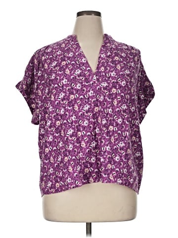 Ann Taylor Factory Short Sleeve T-Shirt (view 1)