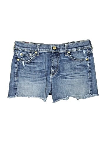 7 For All Mankind Denim Shorts (view 1)